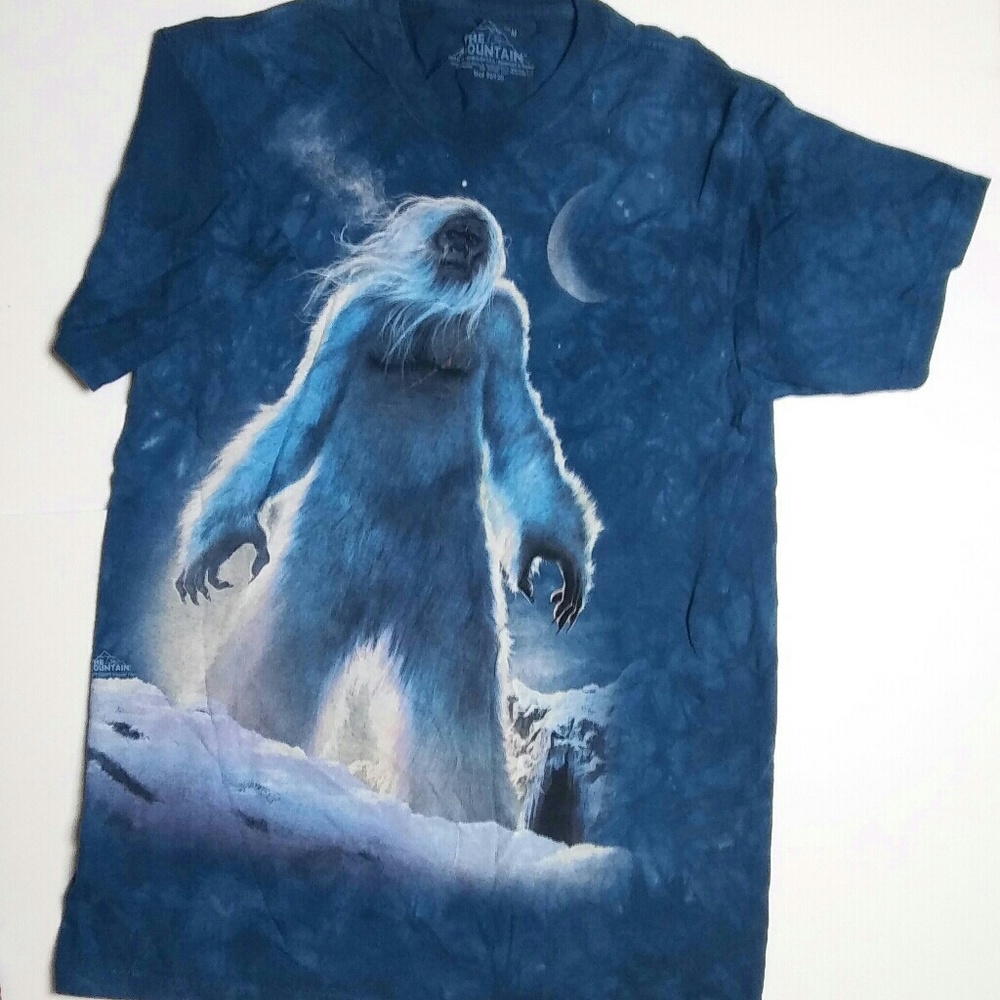 Tie dye Yeti tshirt size med